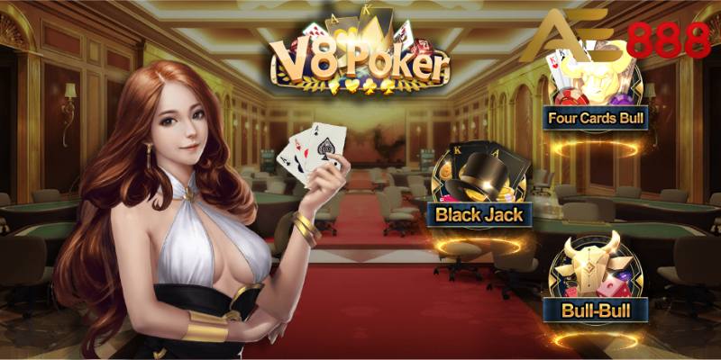 V8 Poker - nhà phát hành game hàng đầu của Ae888